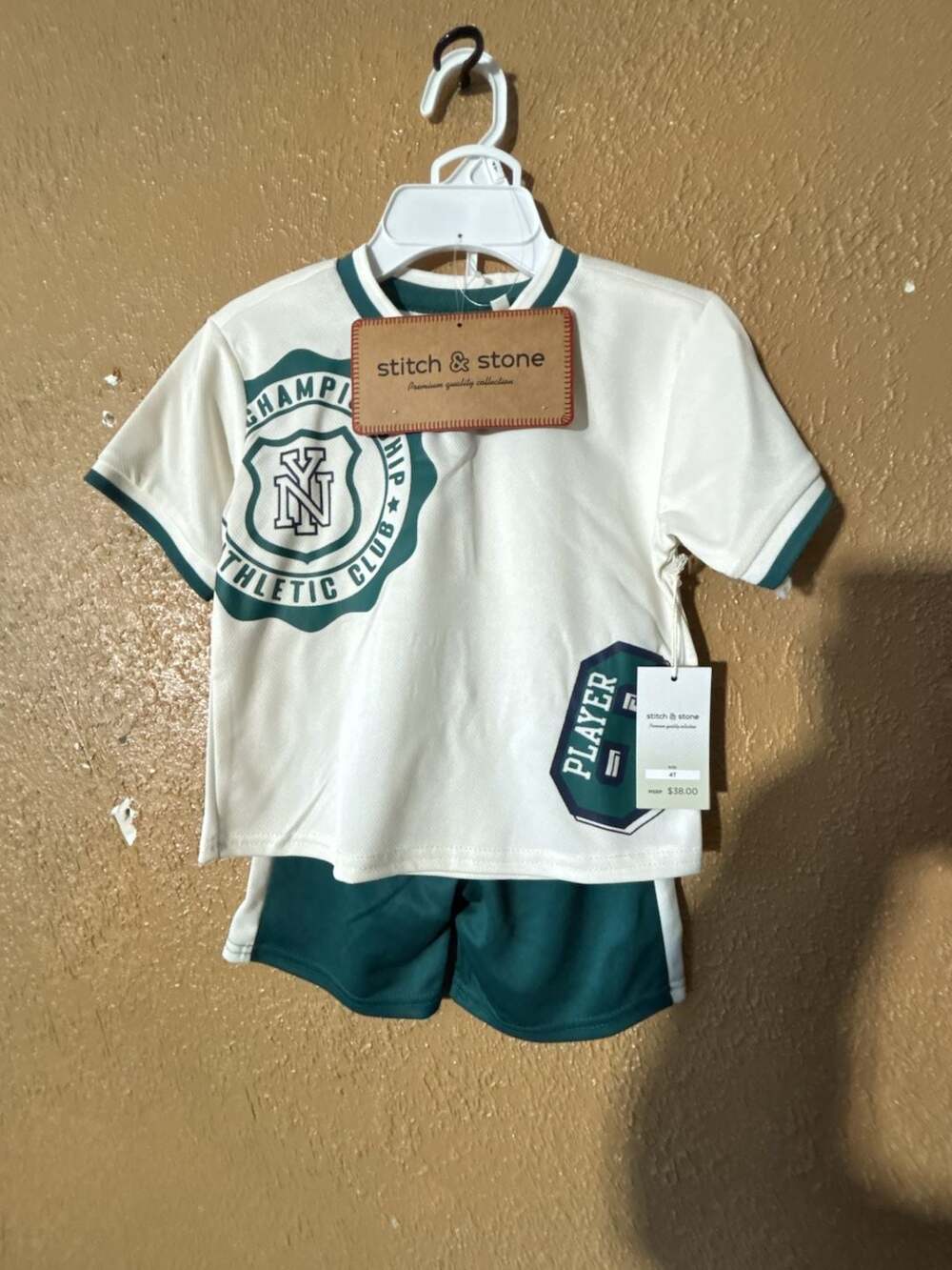 stitch & stone Champion Athletic Club Player T-Shirt and Shorts Set